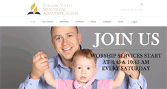 Desktop Screenshot of paradisevalleyadventist.org